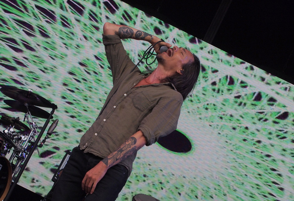 Incubus' Brandon Boyd. pic by Greg Phillips