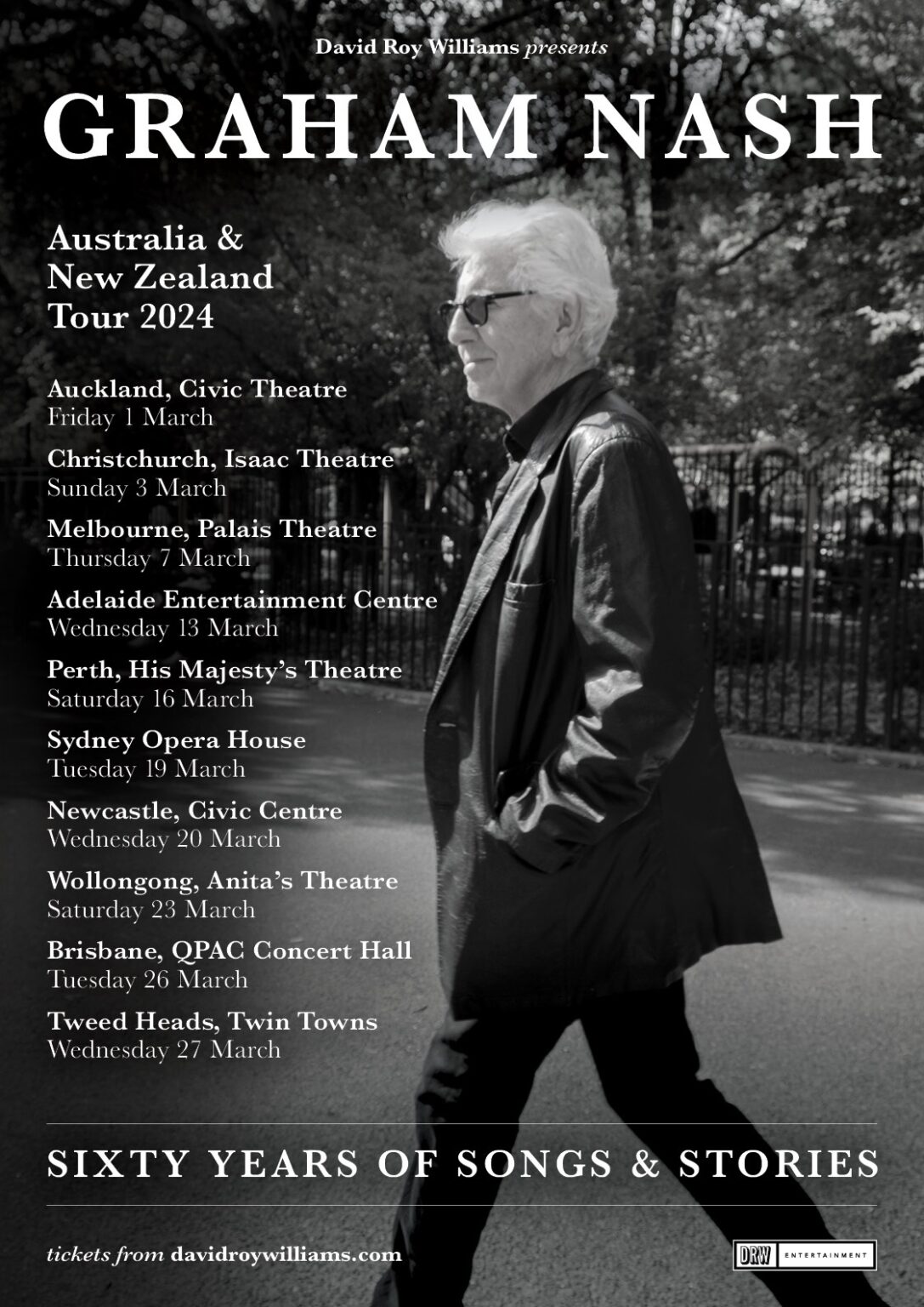 GRAHAM NASH ANNOUNCES AUSTRALIA & NZ 2024 TOUR Australian Musician
