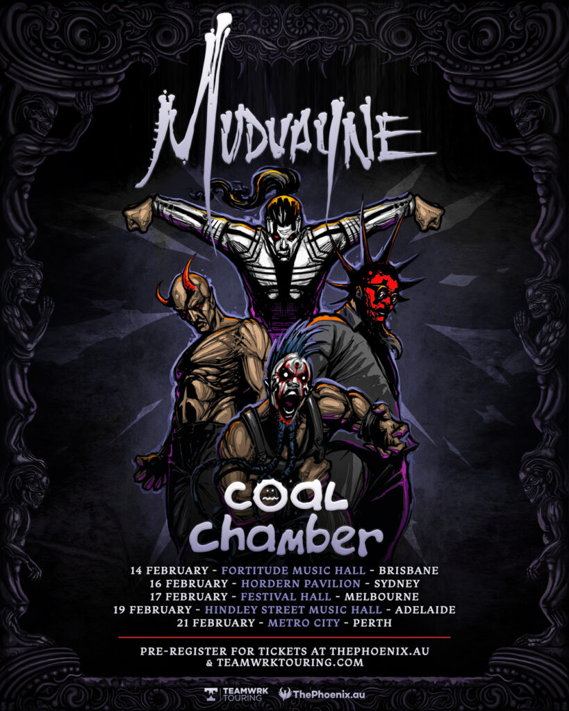 MUDVAYNE & COAL CHAMBER FEB 2024 TOUR Australian Musician Magazine