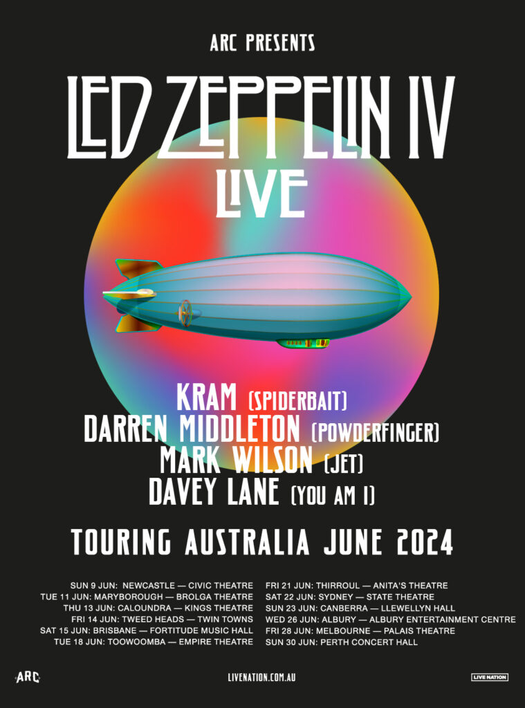 led zeppelin australian tour 2022