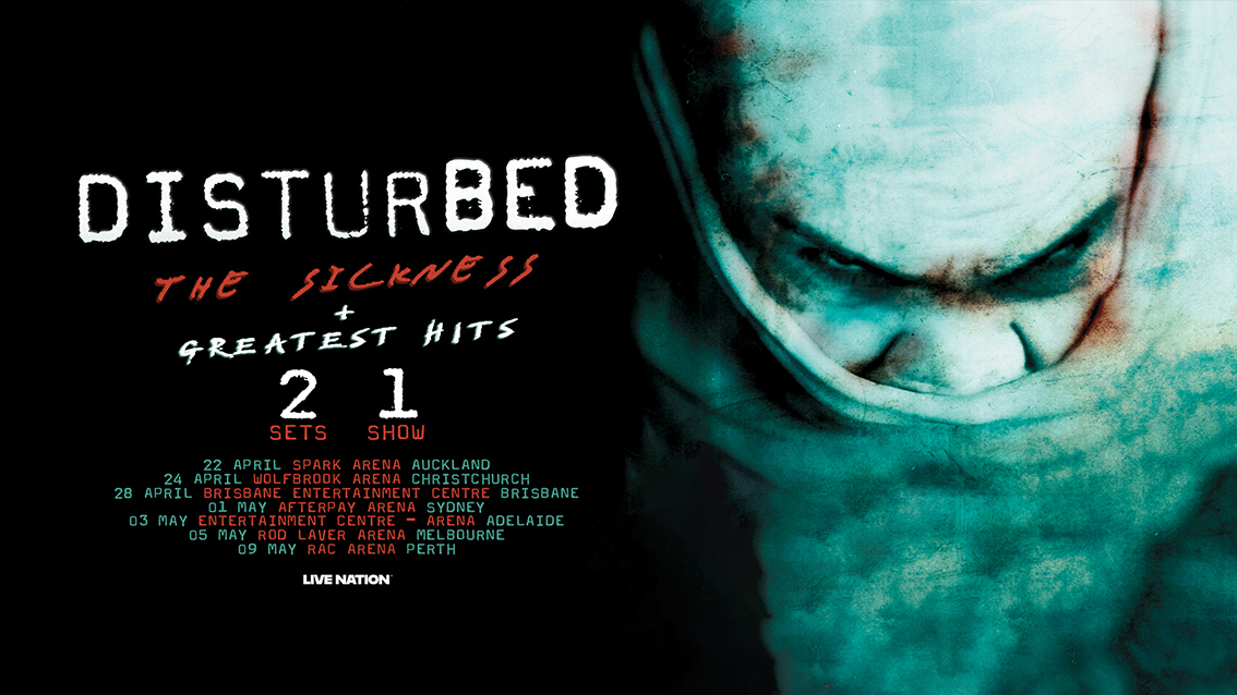 DISTURBED ANNOUNCE NEW ZEALAND AND AUSTRALIA TOUR - Australian Musician ...